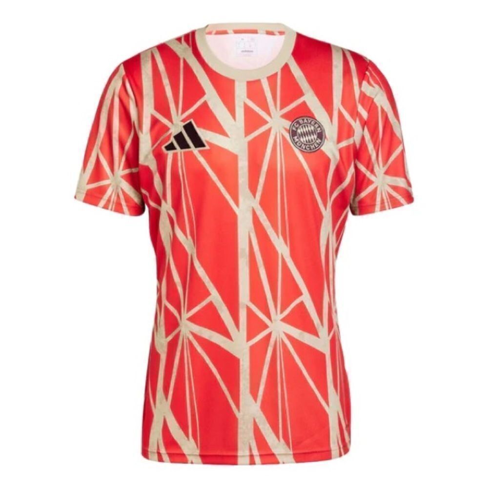 Adidas Bayern Munich FC Pre-Match Training Shirt 24/25 Red Jersey